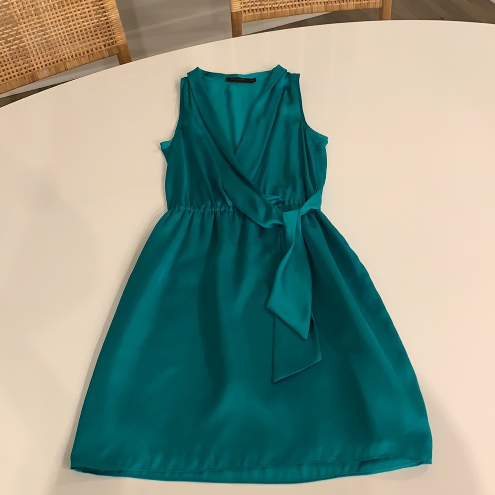 The Limited teal dress.